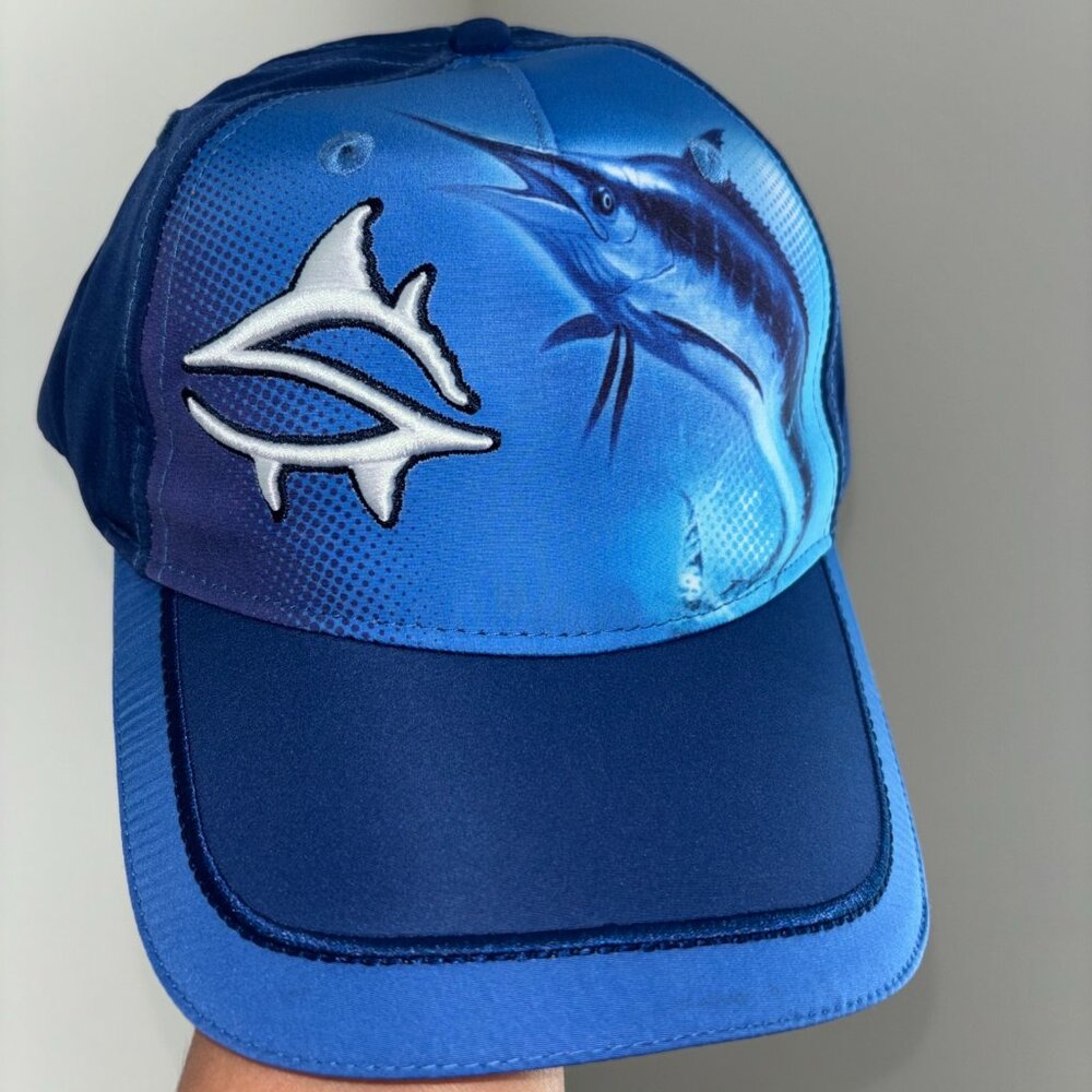 Loco Skailo 100% Polyester Navy Blue Embroidered Snap Back Cap